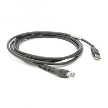 ZEBRA - Cable USB blindado - recto