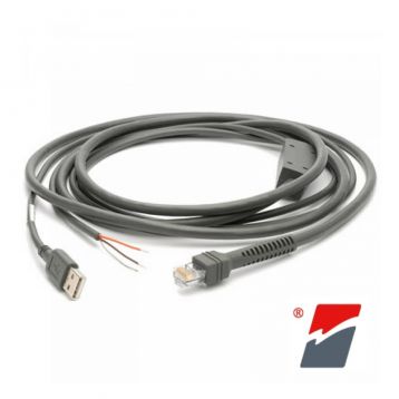 ZEBRA - Cable USB blindado recto