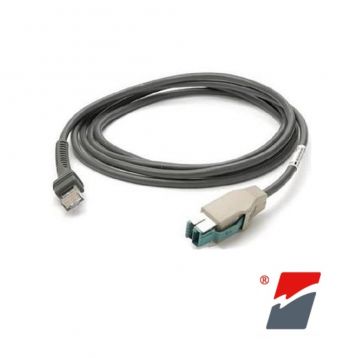 ZEBRA - Cable USB blindado "Power Plus" recto