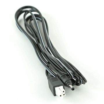 ZEBRA - Cable con conector jack para la alimentación.